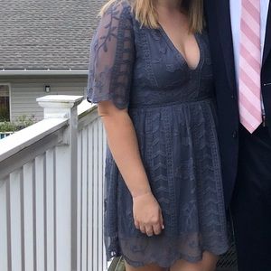 socialite grey dress